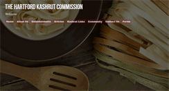 Desktop Screenshot of hartfordkashrut.org