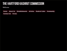 Tablet Screenshot of hartfordkashrut.org